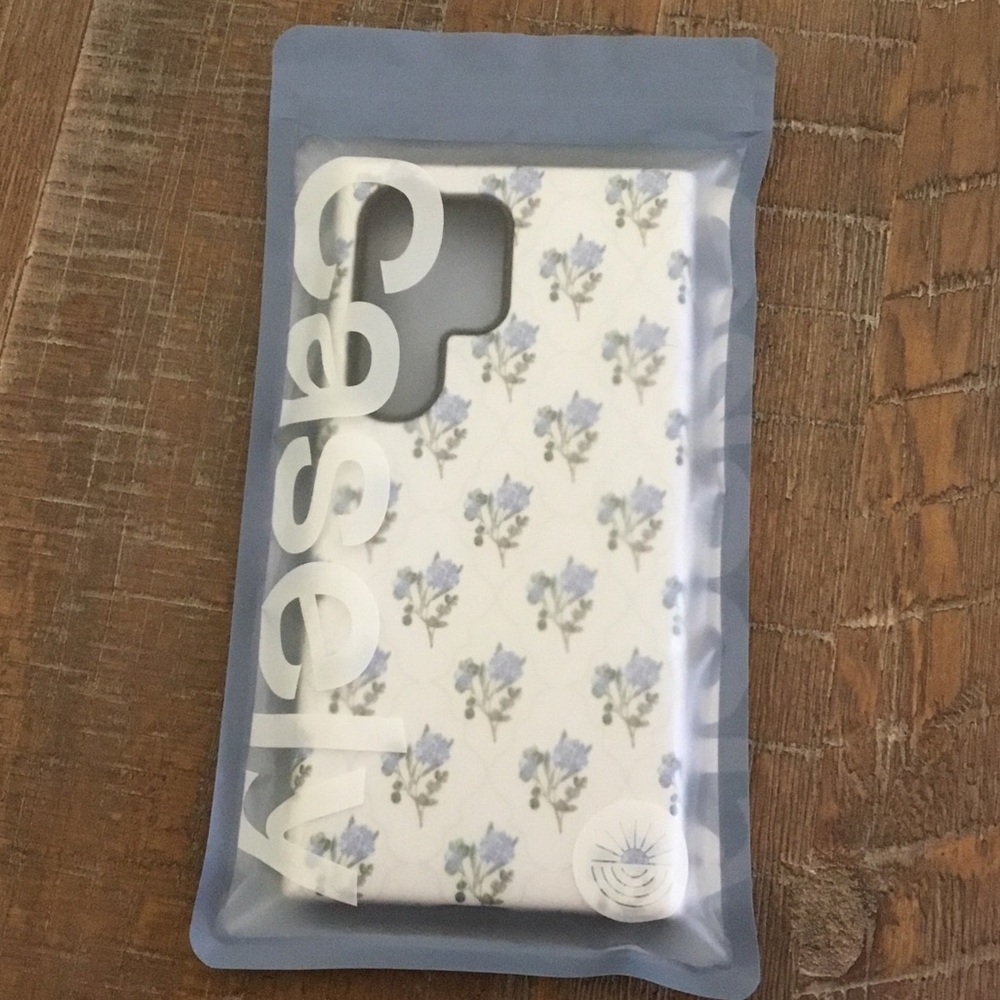 Casely Galaxy S24 Ultra Vintage Garden Blue Hydrangea New MagSafe